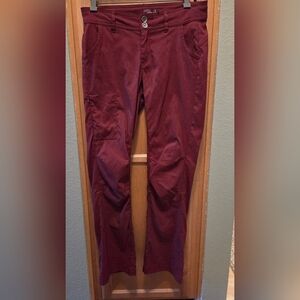praNa Halle II Pants ~ Burgundy 4 Regular
